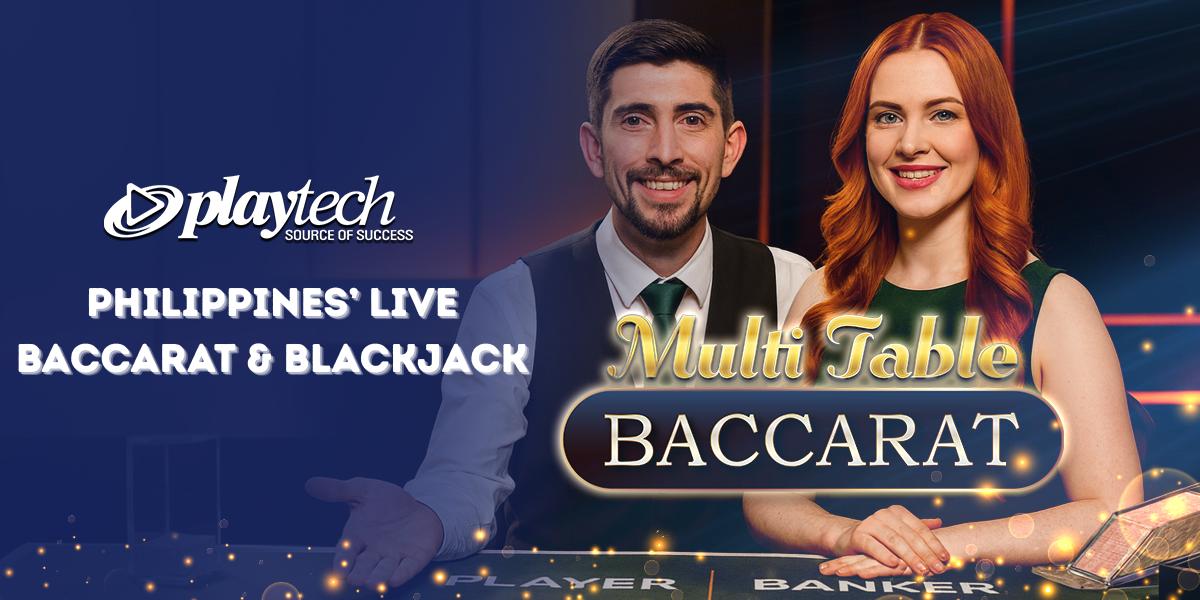 Playtech Philippines top games live baccarat and live blackjack studio setup